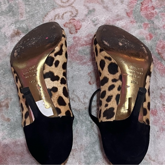 Roberto Cavalli Leopard Pony Hair Heels – Size 37.5 - Picture 7 of 11